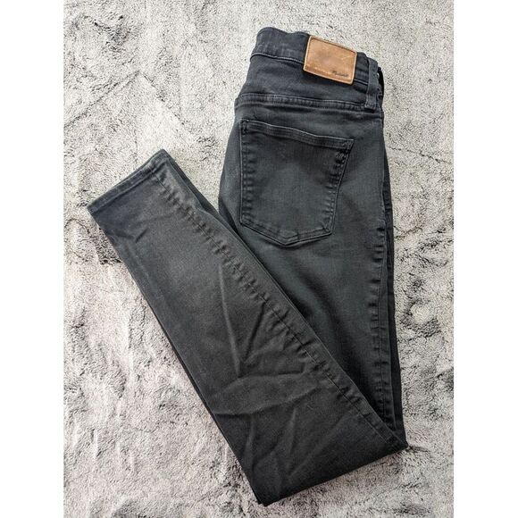 Madewell 9" High Rise Skinny Jeans Women's Size 29T Black - Picture 2 of 14